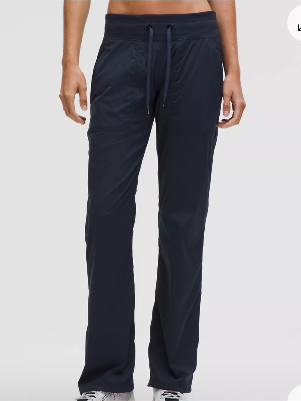Lululemon Dance Studio Mid-Rise Full Length Pant Black/Gray Size US 6